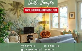 Suite Jungle - Jardin, Netflix Et Parking - Le Manoir Aux Pommes