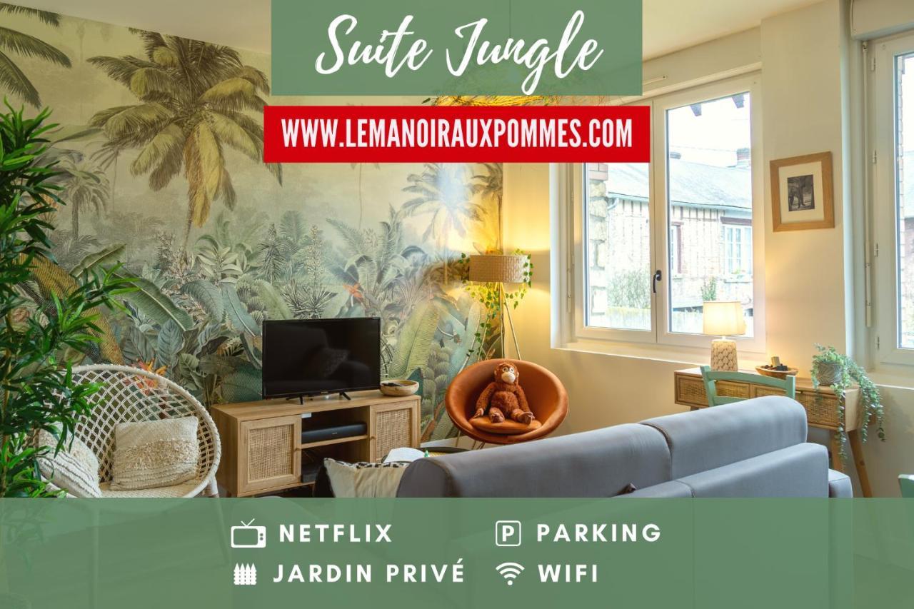 Suite Jungle - Jardin, Netflix Et Parking - Le Manoir Aux Pommes Orbec Exterior photo